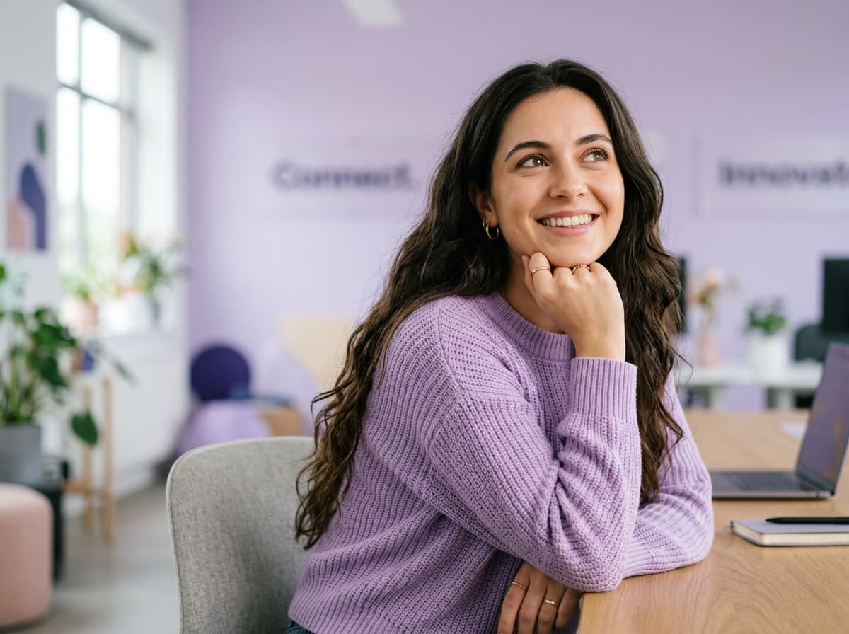 Smiling job seeker with an ATS-friendly CV